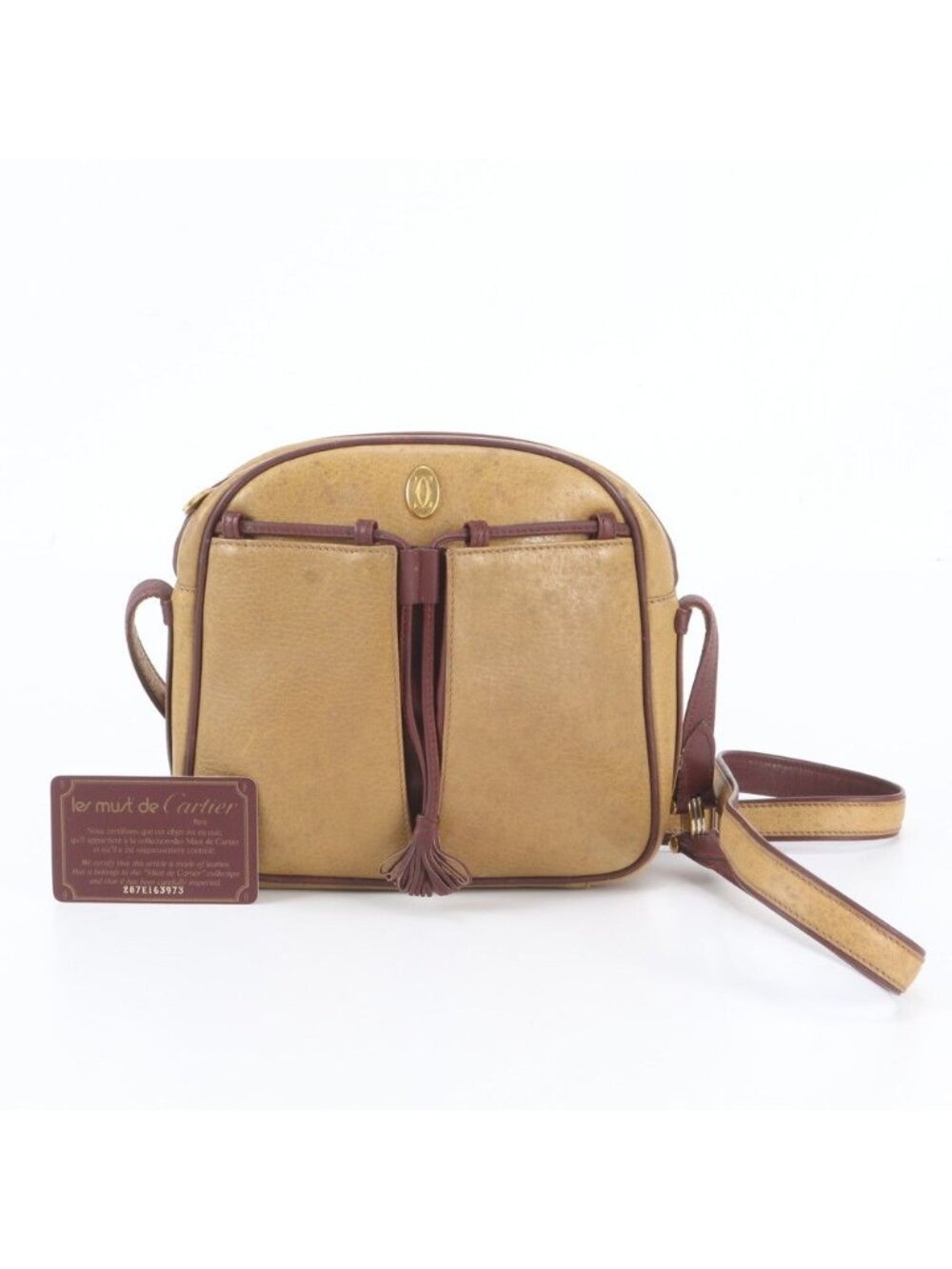 Cartier Must Line Leather Shoulder Bag